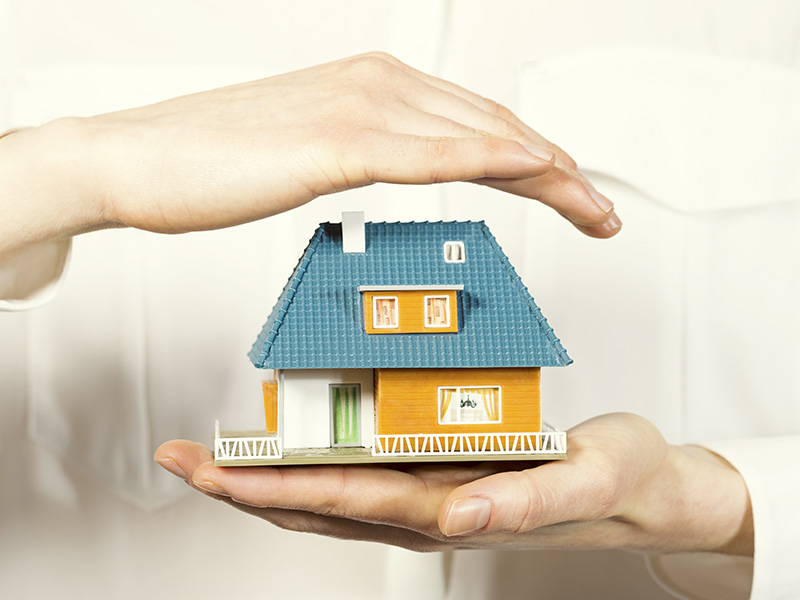 person holding small house figure round rock tx